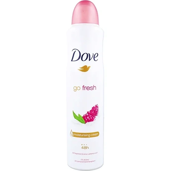 اسپری ضد تعریق زنانه داو مدل GO FRESH رایحه انار ۲۵۰ میل